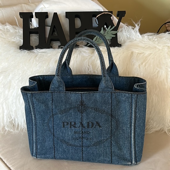 Prada Canapa Blue Denim Prada 💕💕 - Picture 4 of 14